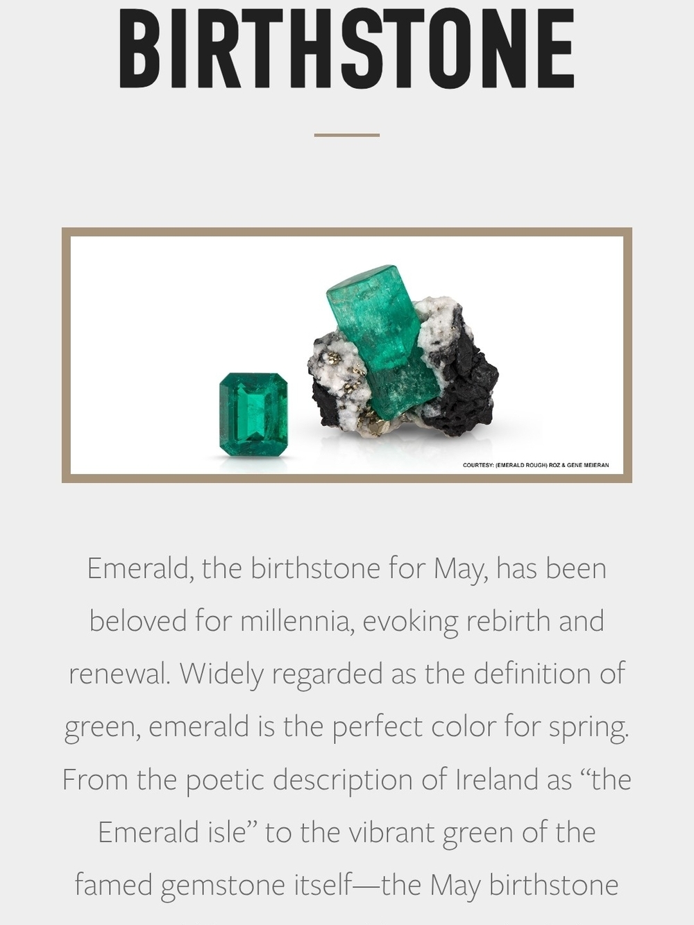 May Is Emerald Birthstone SALE